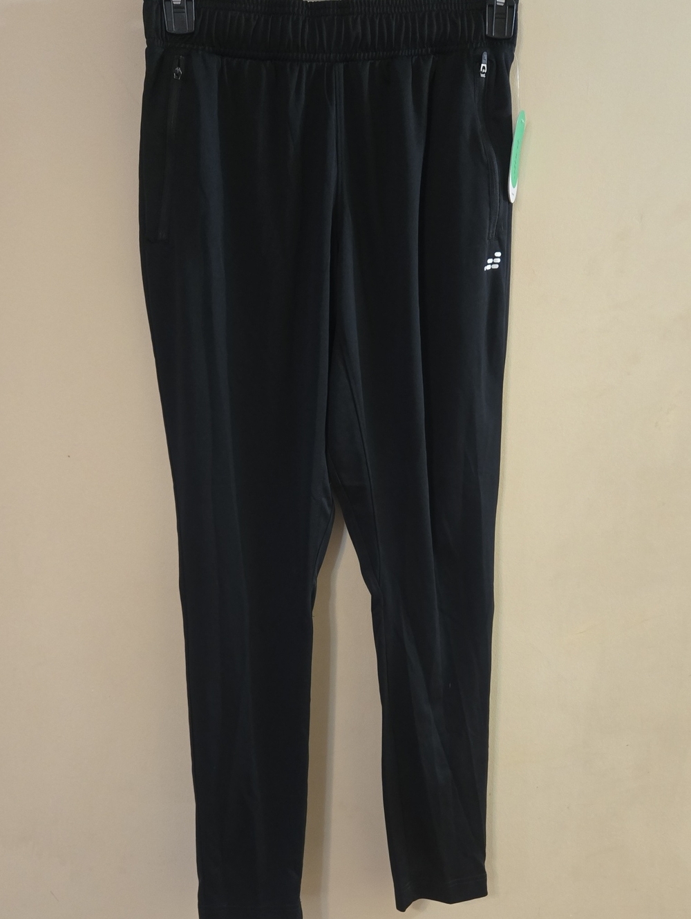 bcg Black Men's Athletic Joggers with Zip Pockets